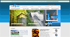 Desktop Screenshot of construiracier.fr